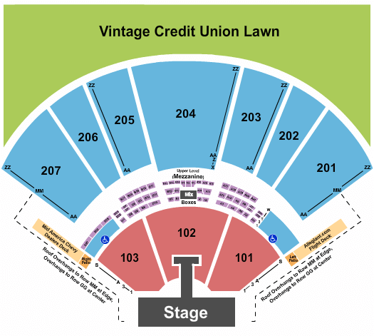 Hollywood Casino Amphitheatre Motley Crue Seating Chart